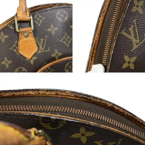 AUTHENTICITY GUARANTEED LOUIS VUITTON LV Logo Ellipse MM Hand Bag Monogram - Picture 13 of 16